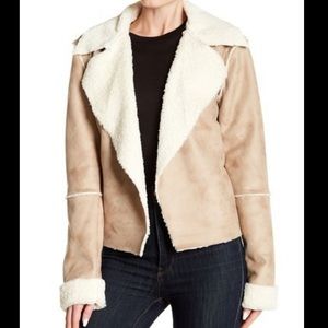Splendid Faux Shearling Lined Jacket